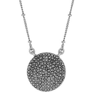 NWT Lucky Brand Pavé Rock Crystal Pendant Necklace